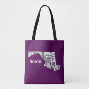 Tote O bolsa home da bandeira/estado de Maryland -