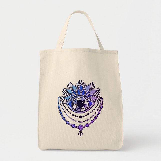 Tote O bolsa intrincado do olho (Frente)