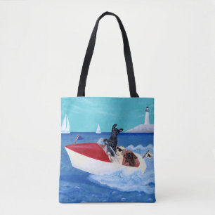 Tote O bolsa legal da pintura de Labradors do verão