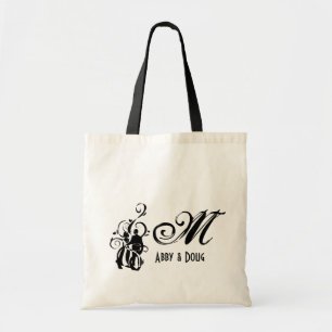 Tote O bolsa lunático do monograma de DIY