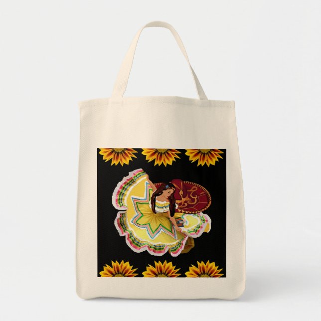 Tote O bolsa mexicano do dançarino (Frente)