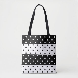 Tote O bolsa monocromático das bolinhas