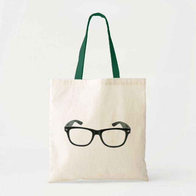 Tote O bolsa Nerdy dos vidros (Frente)