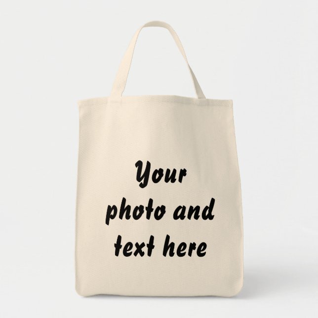 Tote O bolsa orgânico do mantimento (Frente)