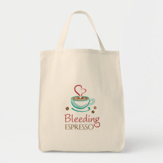 Tote O bolsa orgânico do mantimento do café do