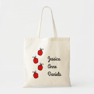 Tote O bolsa personalizado bonito do joaninha