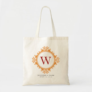 Tote O bolsa personalizado do marrom da grinalda