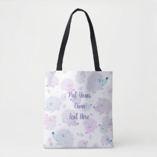 Tote O bolsa personalizado do ouriço
