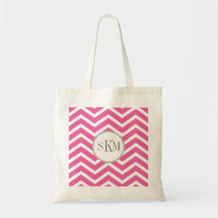 Tote O bolsa personalizado monograma de Chevron