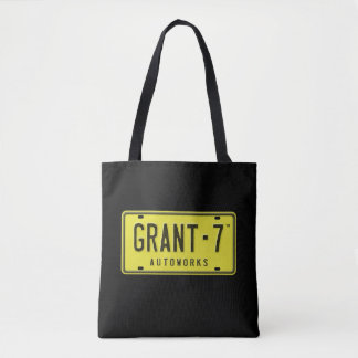 Tote O bolsa preto & cor-de-rosa do logotipo G7
