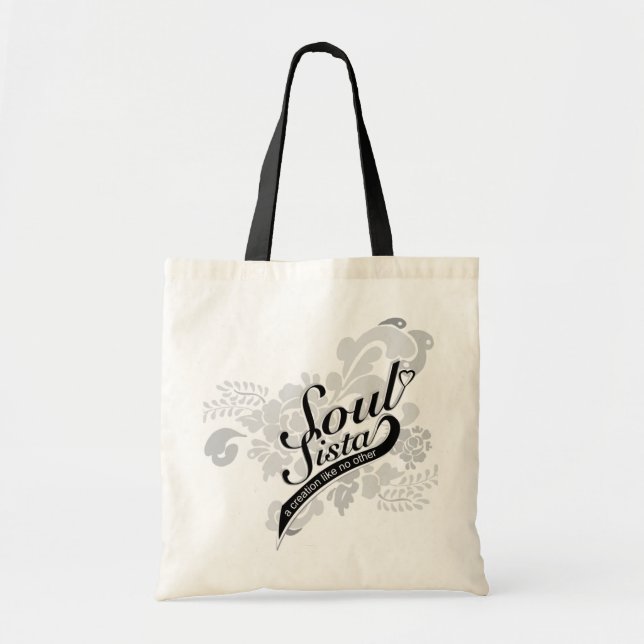 Tote O bolsa rápido de Sista da alma (Frente)
