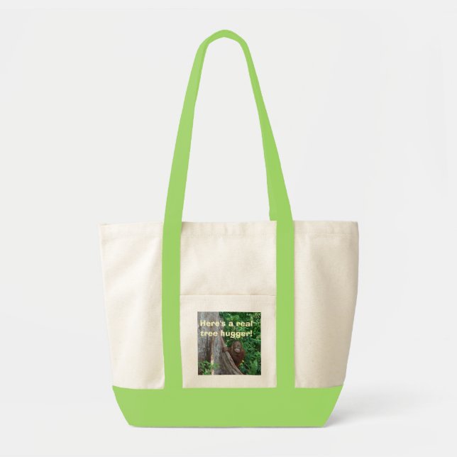Tote O bolsa reusável de Hugger da árvore (Frente)