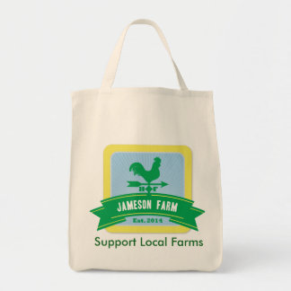 Tote O bolsa reusável do mantimento da fazenda de