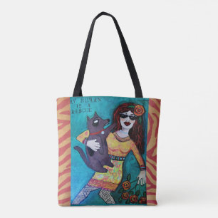 Tote O bolsa saco-meu ser humano é um salvamento
