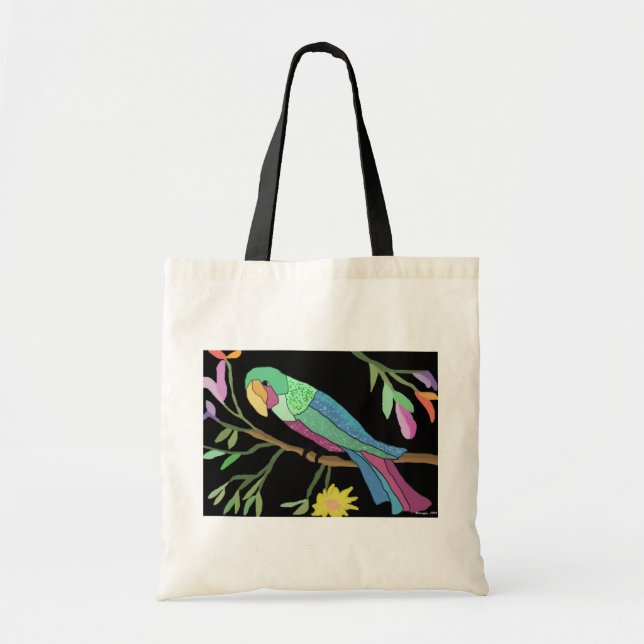 Tote O bolsa tropical do paraíso (Frente)