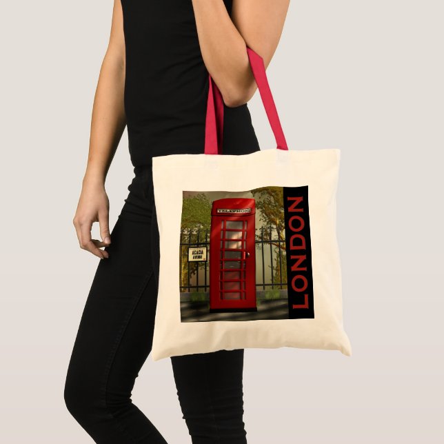 Tote O bolsa vermelho britânico de Londres da caixa de (Frente (produto))