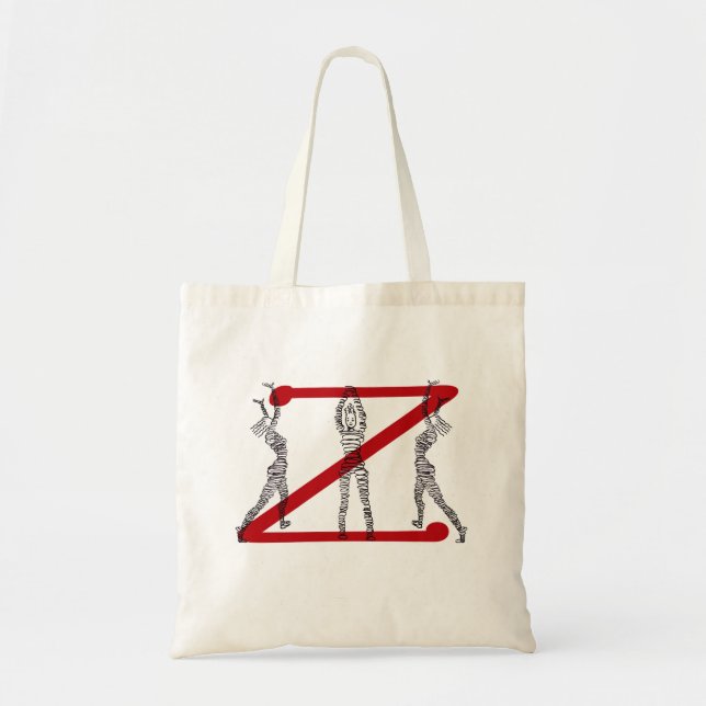Tote O bolsa vermelho de Z (Frente)
