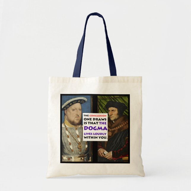 Tote O dogma vive alta o bolsa mais/Henry (Frente)
