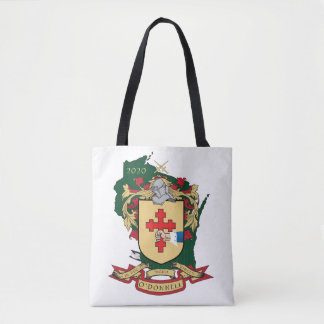 Tote O"Donnell Family Crest_Wisconsin Bolsa Green