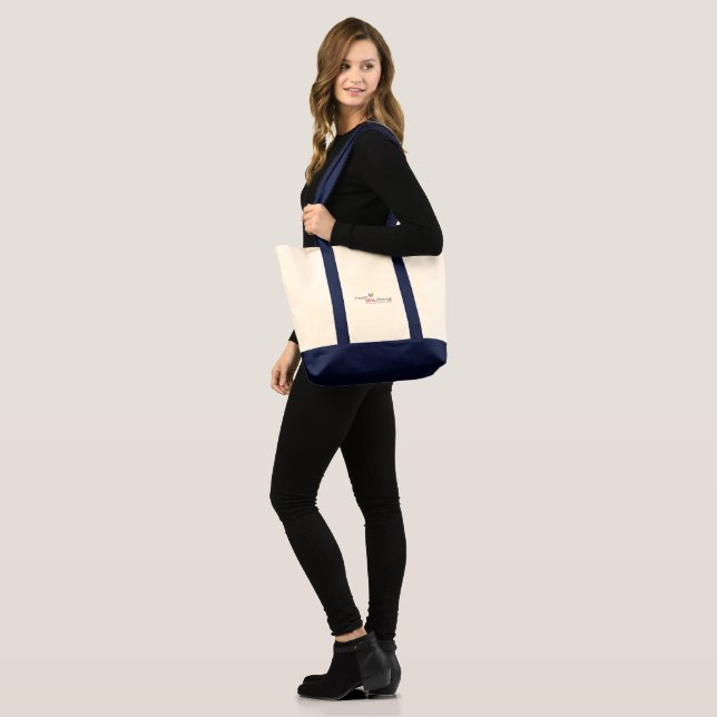 Tote O grande bolsa das canvas do coro das meninas de (Frente (modelo))