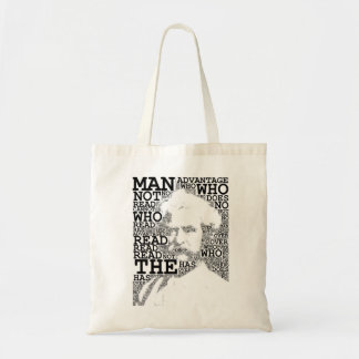 Tote O homem que não lê o bolsa