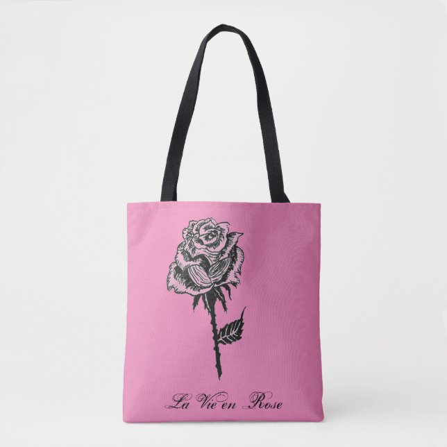 Tote O La Vie o bolsa cor-de-rosa do en (Frente)