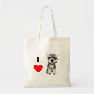 Tote O mini bolsa do amor do Schnauzer