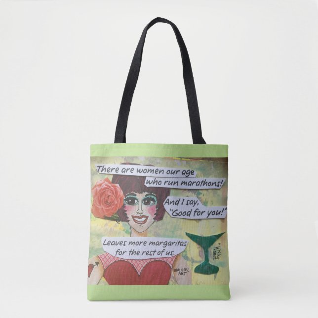 Tote O saco de bolsa lá é mulheres nossas maratonas do (Frente)