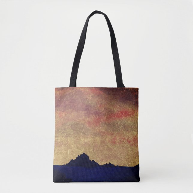 Tote "Ocean Dourado Sunset" Bolsa por All Joy Art (Frente)