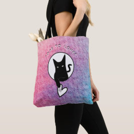 Tote Ode to Love Cat Bolsa por Adiela Akoo