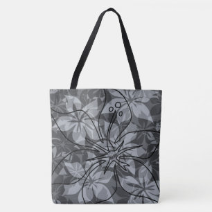 Tote Olowalu Hibiscus Camo Bolsa de praia Havaiana