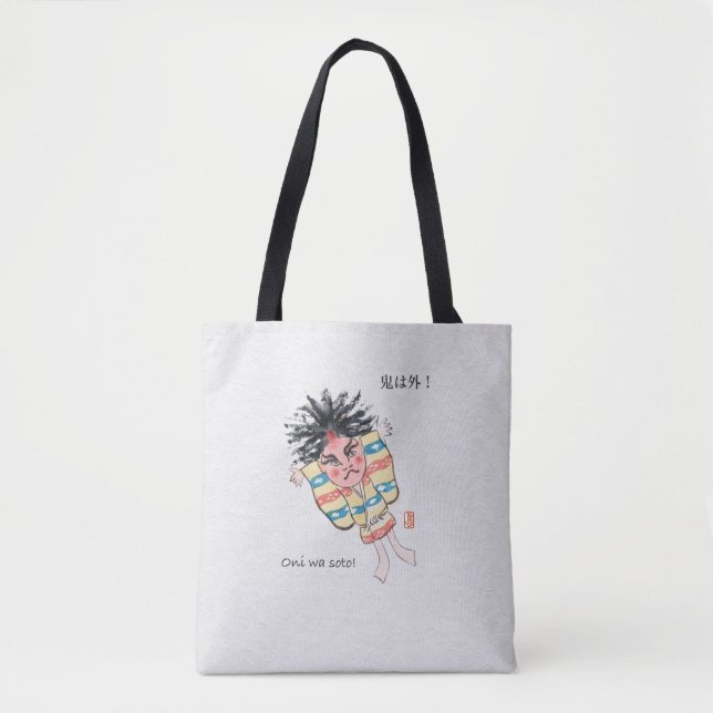 Tote Oni wa Soto! Bolsa do ombro (Frente)