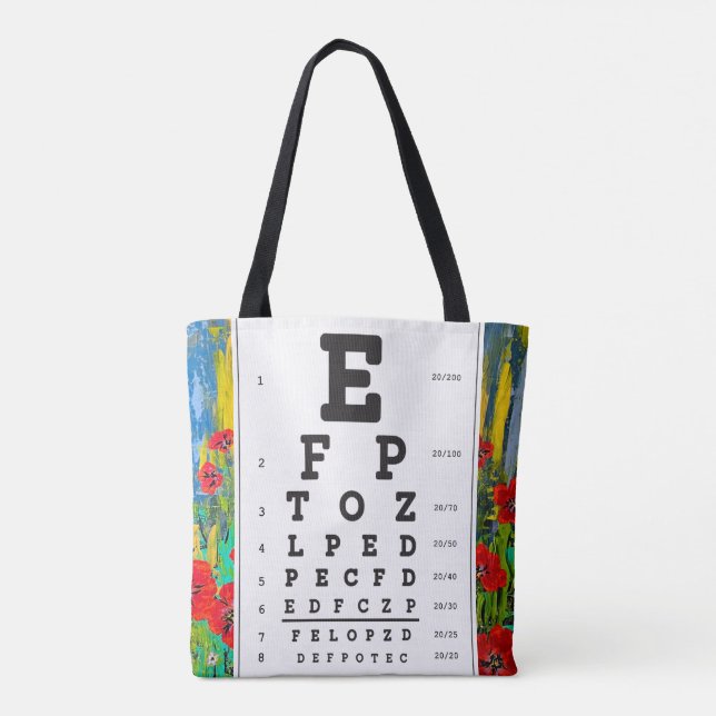Tote Optometria Ophthomolgist Olho Médico Bolsa (Verso)
