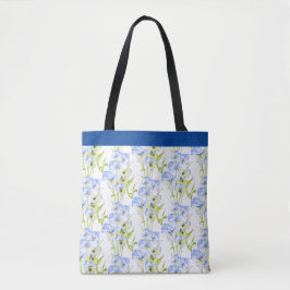 Tote Painéis Azuis Icy em um Bolsa