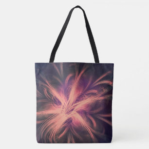 Tote Paleta Roxa bolsa Fractal
