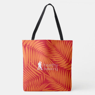 Tote Palmas tropicais saudáveis de trekking Bolsa de pr