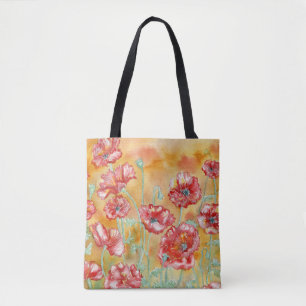 Tote "Papagaios Vermelhos" Bolsa