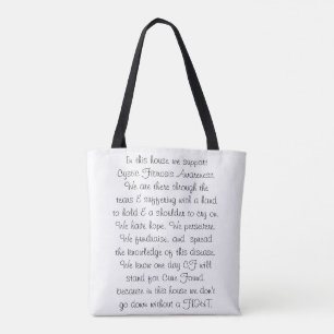 Tote Para o amor de Khaos - neste bolsa da casa