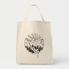 Tote Para o Bolsa da Grocery Mountains