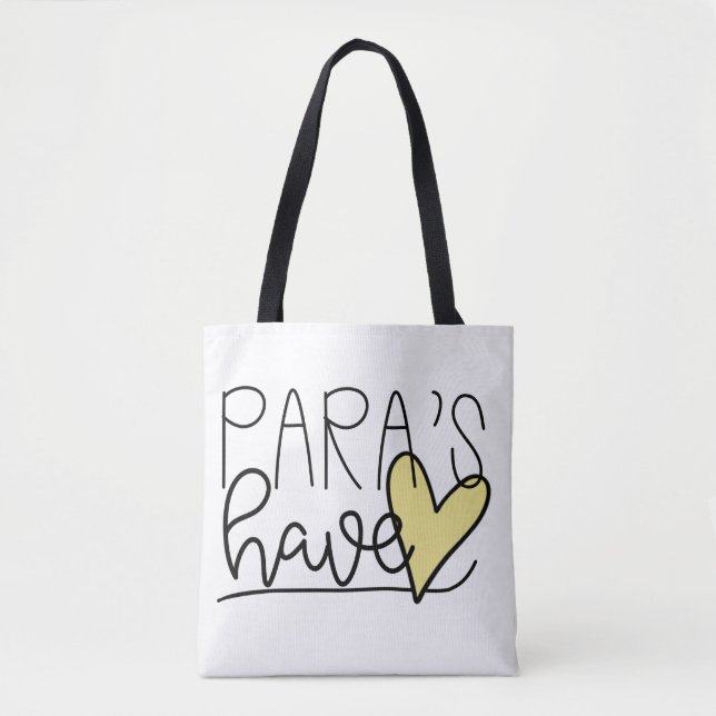 Tote Para têm o bolsa do coração (Frente)