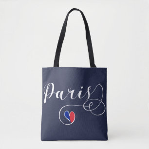 Tote Paris Heart Bolsa de compra, França
