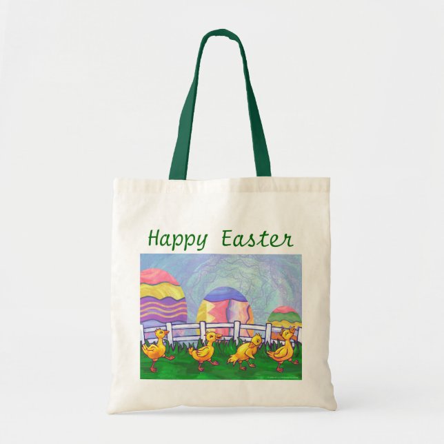 Tote Patos numa bolsa de ovos de Páscoa em linha (Frente)
