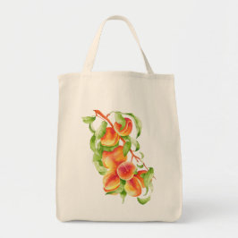 Tote 'Peach Paradise' em uma Bolsa de compra