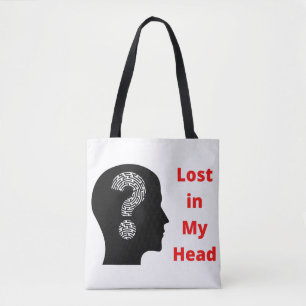 Tote Perdida na minha cabeça, Impressão, Bolsa do ombro
