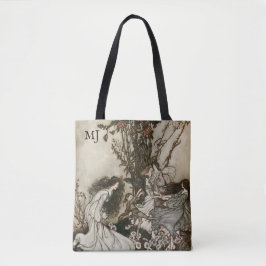Tote Personalizado Arthur Rackham Fairies Fantasy Bolsa