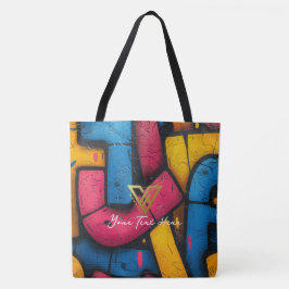 Tote Personalizado: Bolsa personalizado de Grafite urba