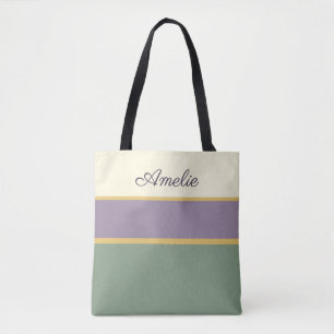 Tote Personalizado de Flor Silvestre Lavanda - Lis