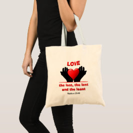 Tote Personalizar ama o Bolsa cristão inspirador perdid