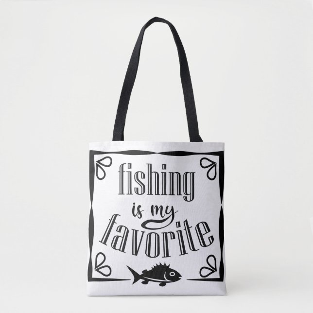 Tote Pescar é a minha bolsa favorita (Frente)