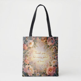 Tote Pétalas de Amor: Bolsa de Jardim da Memória
